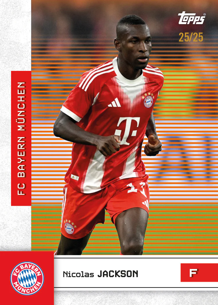 Example Topps Bayern Munich Team Set 2025-2026 Card