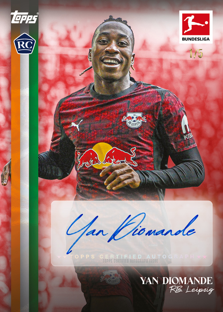 Example Topps Bundesliga International Stars 2025-2026 Card