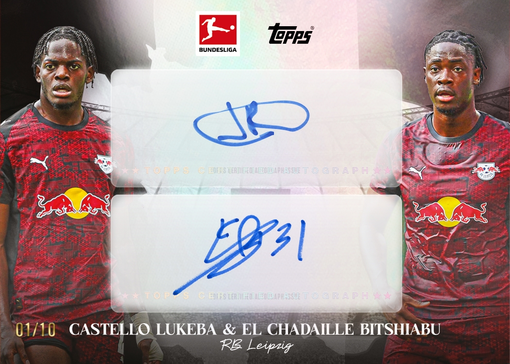 Example Topps Bundesliga International Stars 2025-2026 Card