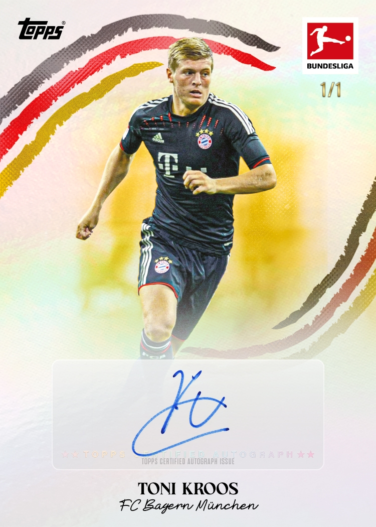 Example Topps Bundesliga International Stars 2025-2026 Card