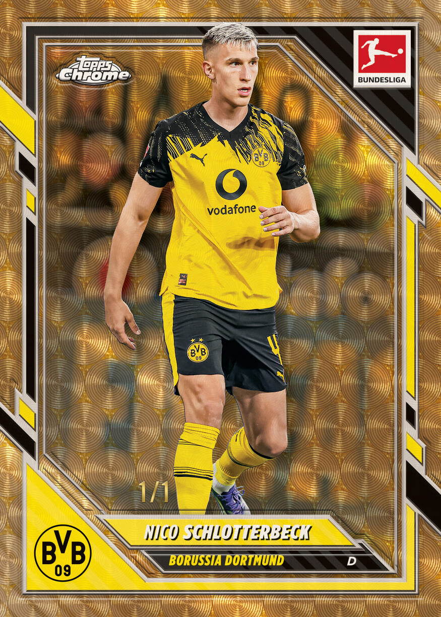 Example Topps Chrome Bundesliga 2025-2026 Card