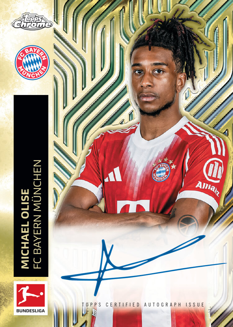 Example Topps Chrome Bundesliga 2025-2026 Card