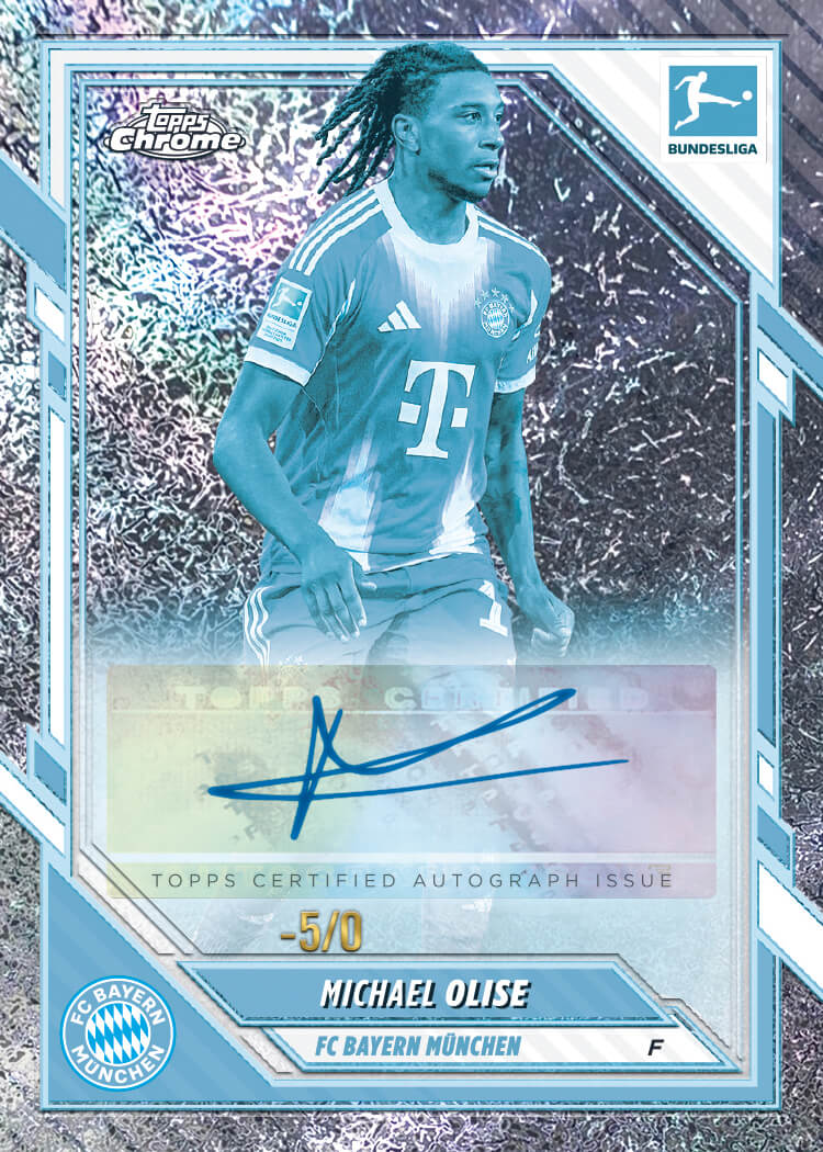 Example Topps Chrome Bundesliga 2025-2026 Card