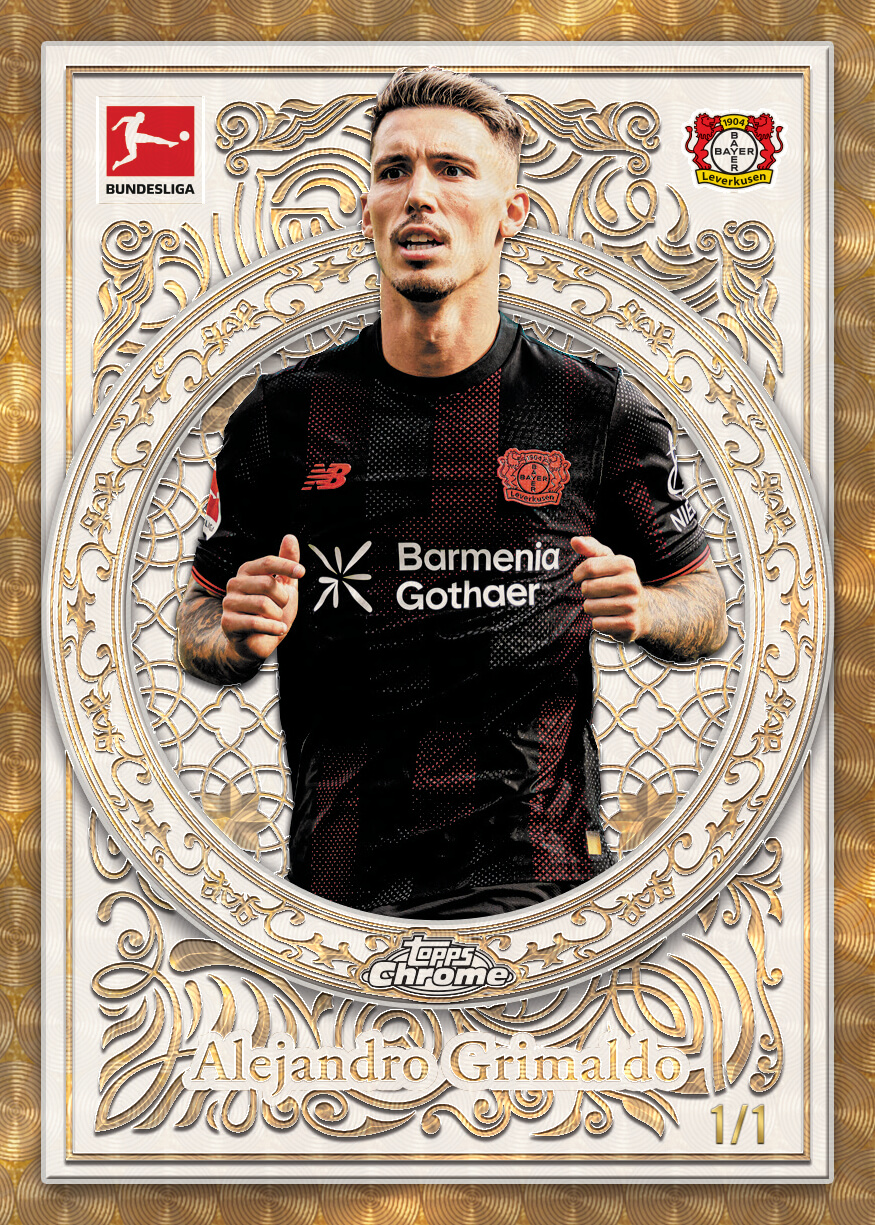 Example Topps Chrome Bundesliga 2025-2026 Card