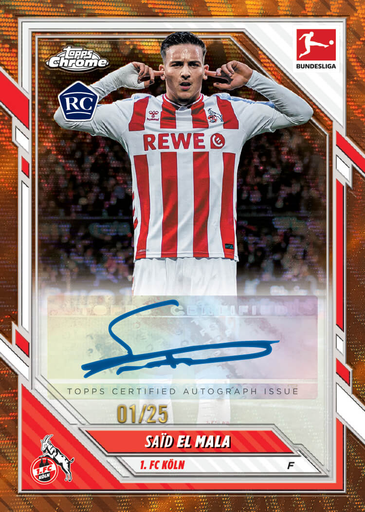 Example Topps Chrome Bundesliga 2025-2026 Card