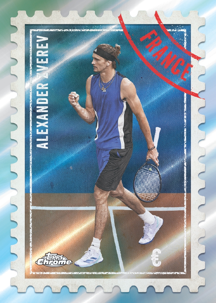 Example Topps Chrome Tennis 2025-2026 Card