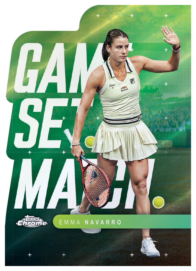 Example Topps Chrome Tennis 2025-2026 Card
