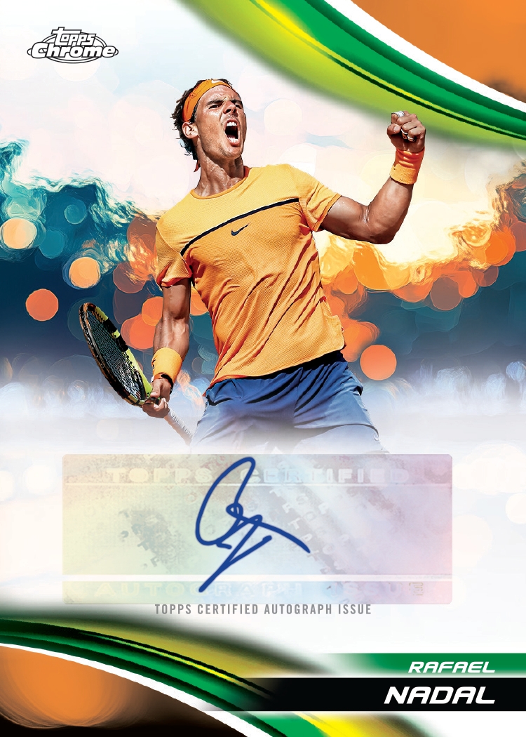 Example Topps Chrome Tennis 2025-2026 Card