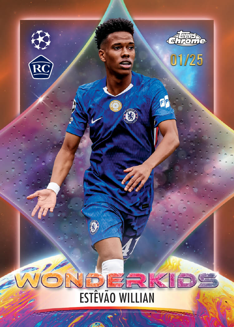 Example Topps Chrome UEFA Club Competitions 2025-2026 Card
