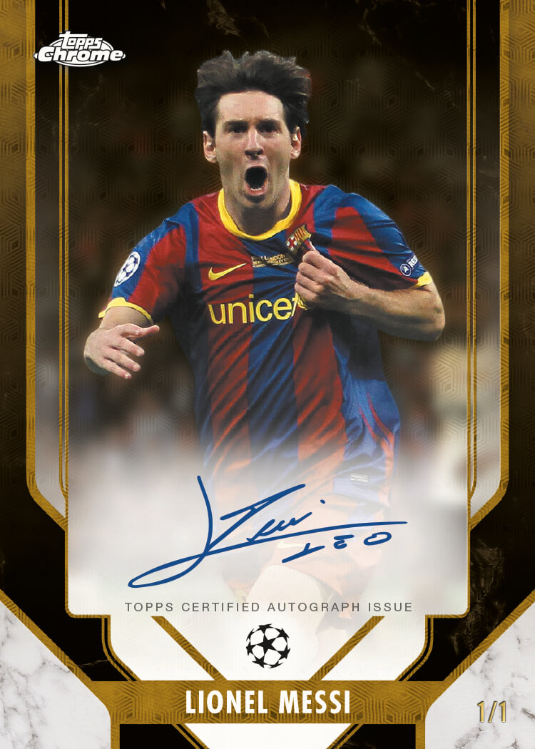 Example Topps Chrome UEFA Club Competitions 2025-2026 Card