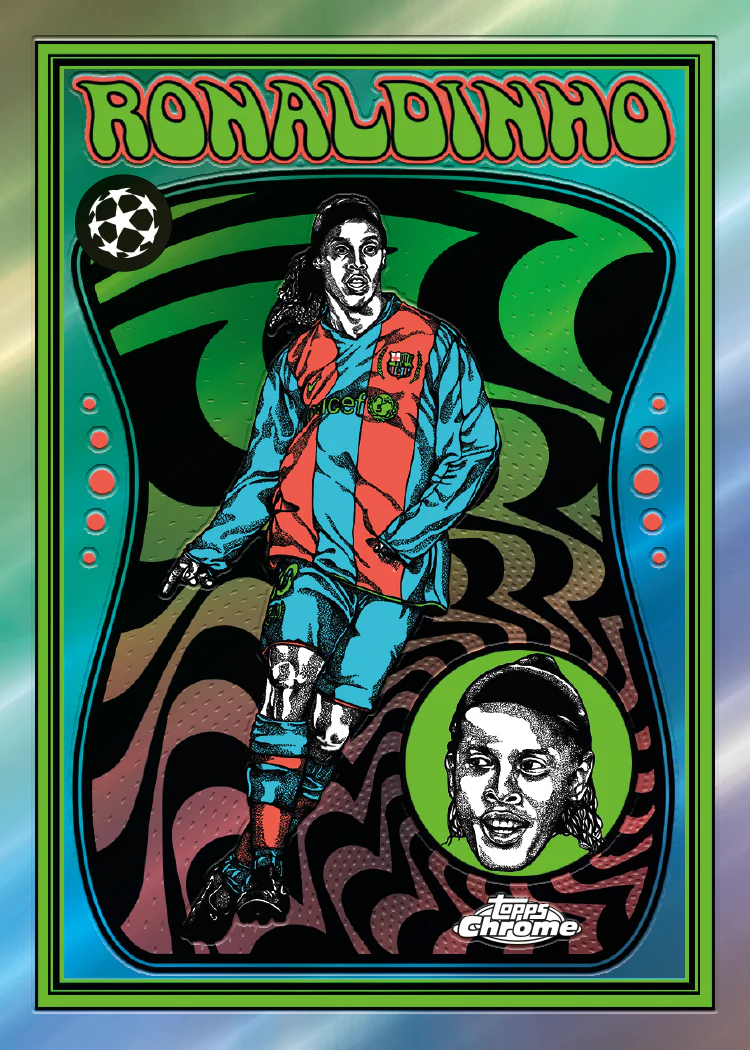 Example Topps Chrome UEFA Club Competitions 2025-2026 Card
