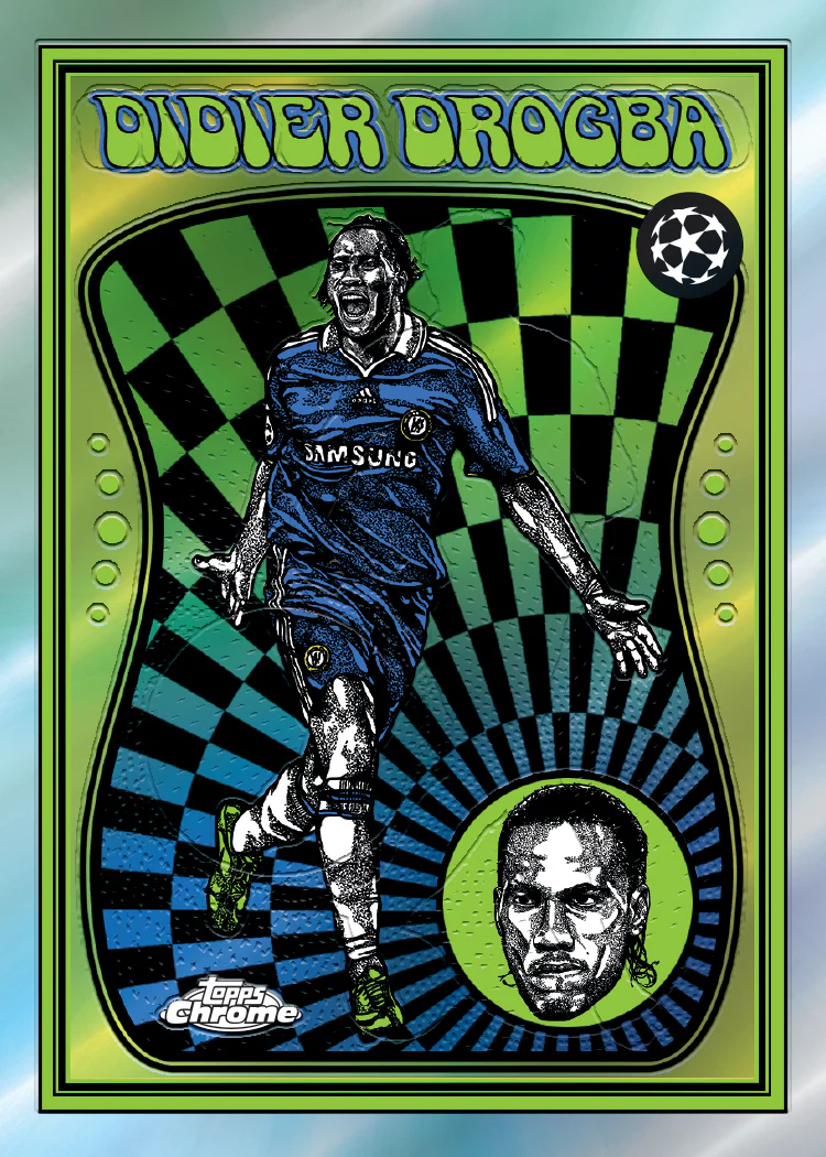 Example Topps Chrome UEFA Club Competitions 2025-2026 Card