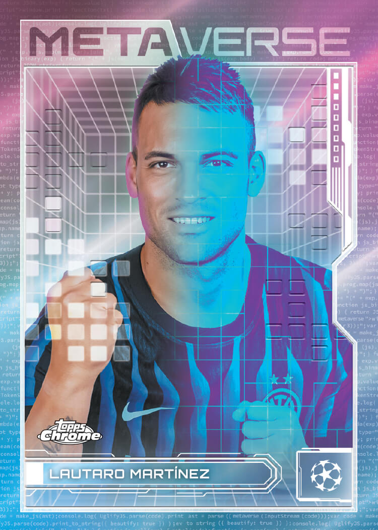 Example Topps Chrome UEFA Club Competitions 2025-2026 Card
