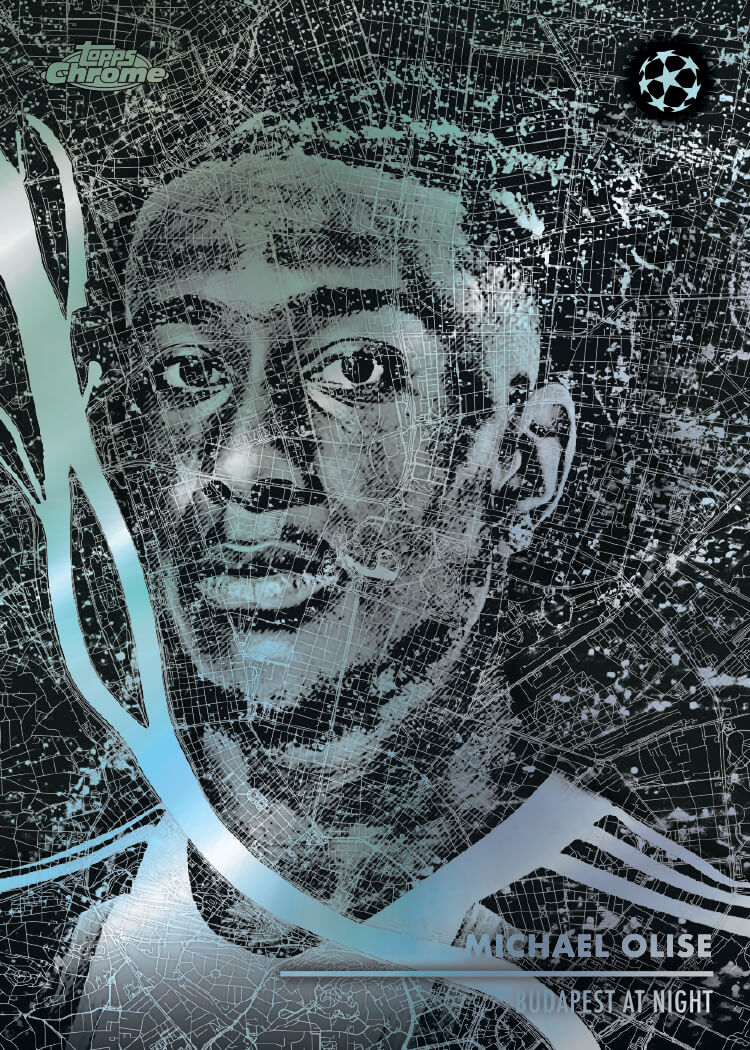 Example Topps Chrome UEFA Club Competitions 2025-2026 Card