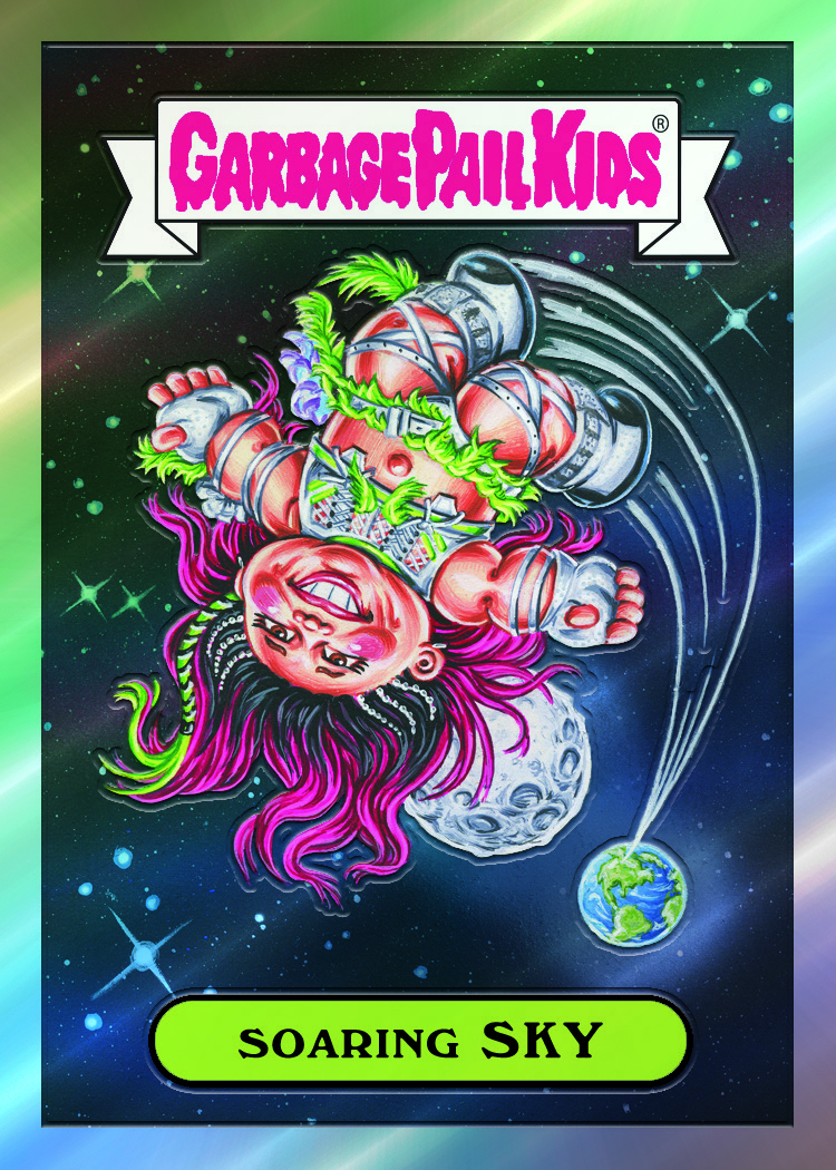 Example Topps Chrome WWE 2025-2026 Card