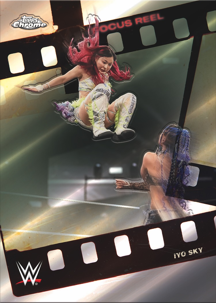 Example Topps Chrome WWE 2025-2026 Card