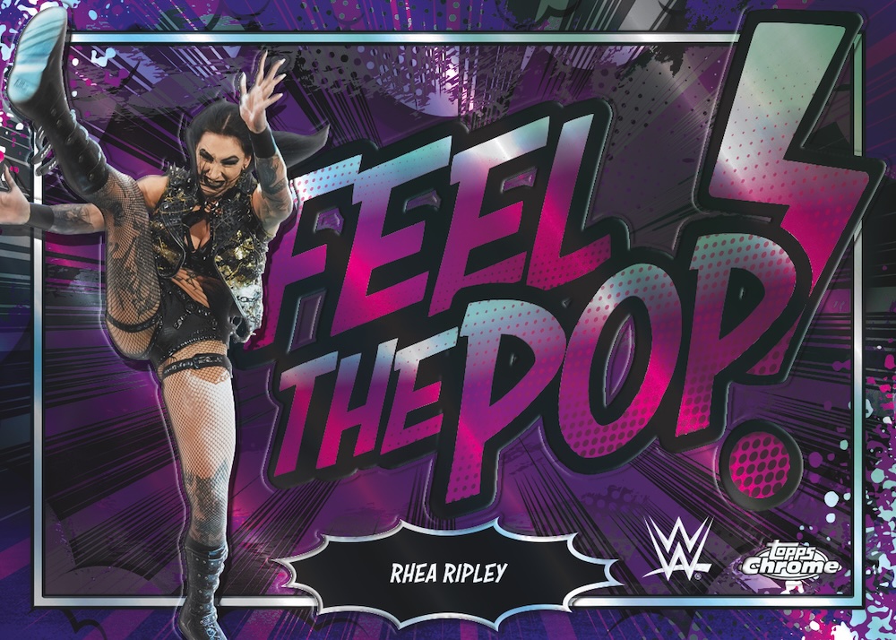 Example Topps Chrome WWE 2025-2026 Card