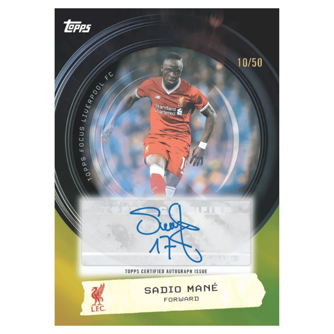 Example Topps Focus Liverpool 2025-2026 Card
