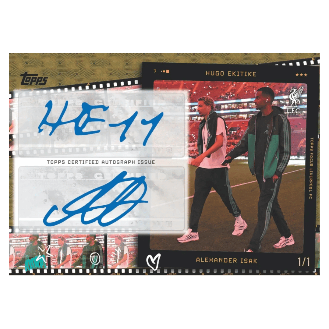 Example Topps Focus Liverpool 2025-2026 Card