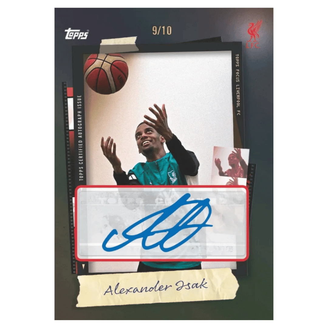 Example Topps Focus Liverpool 2025-2026 Card