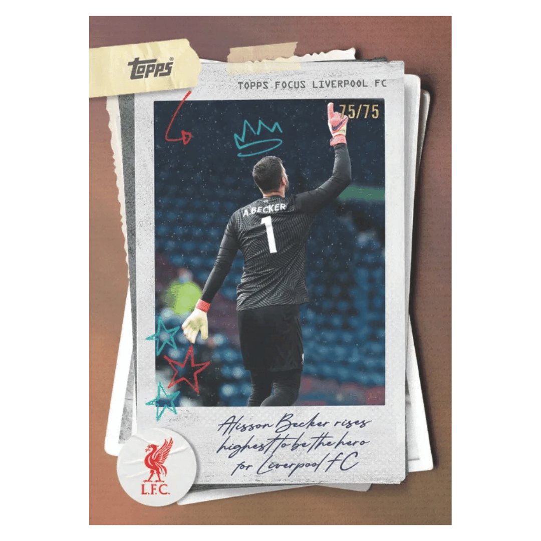 Example Topps Focus Liverpool 2025-2026 Card
