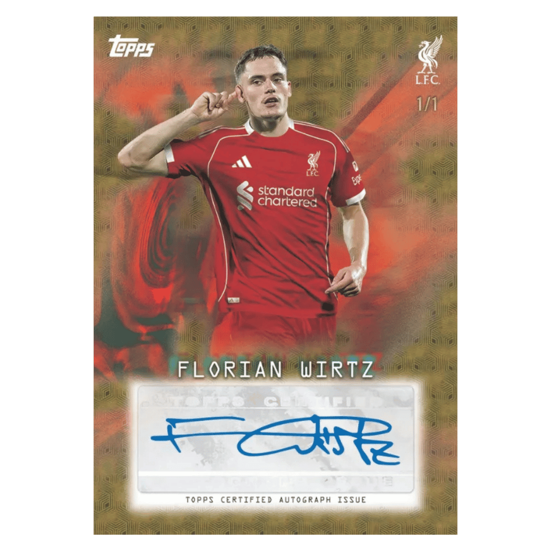 Example Topps Focus Liverpool 2025-2026 Card