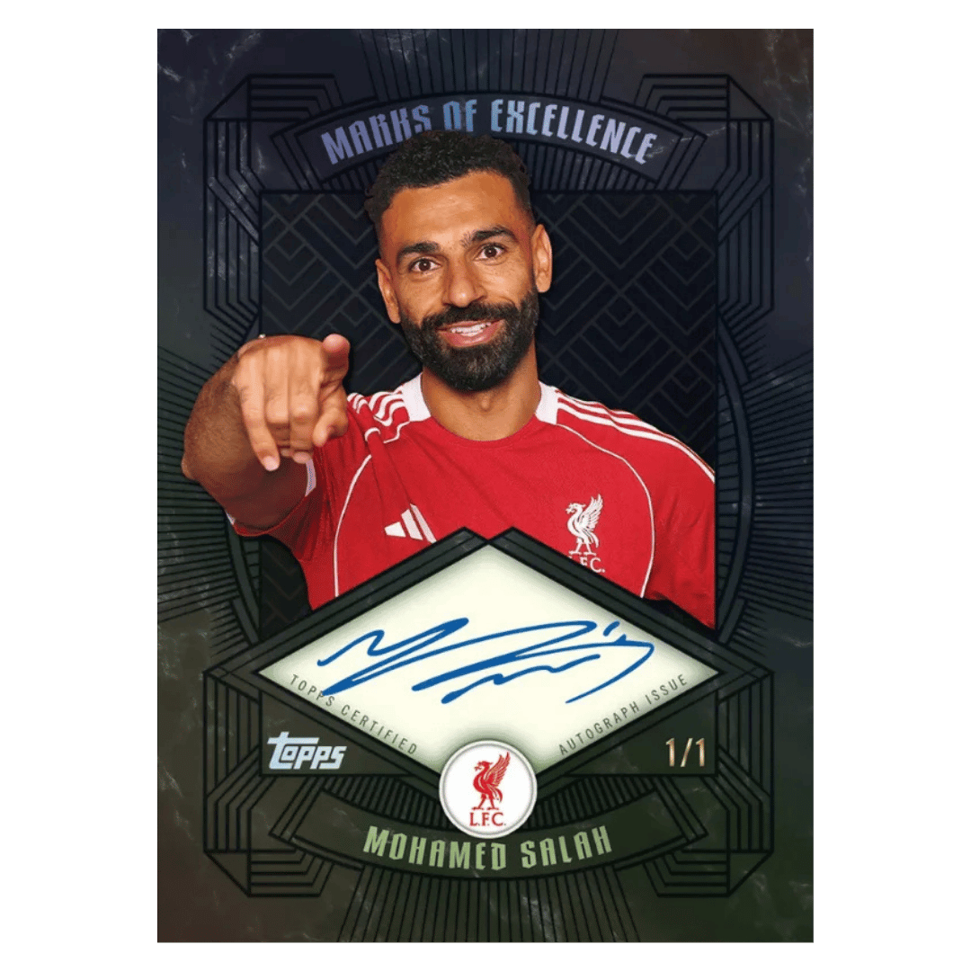 Example Topps Focus Liverpool 2025-2026 Card