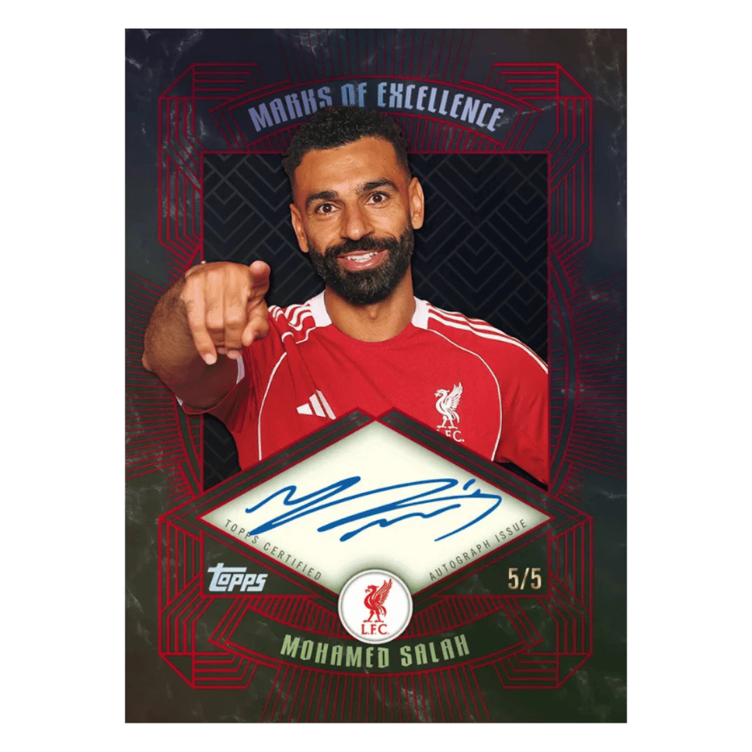Example Topps Focus Liverpool 2025-2026 Card
