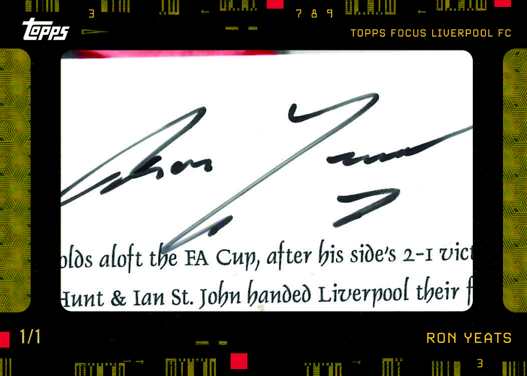 Example Topps Focus Liverpool 2025-2026 Card