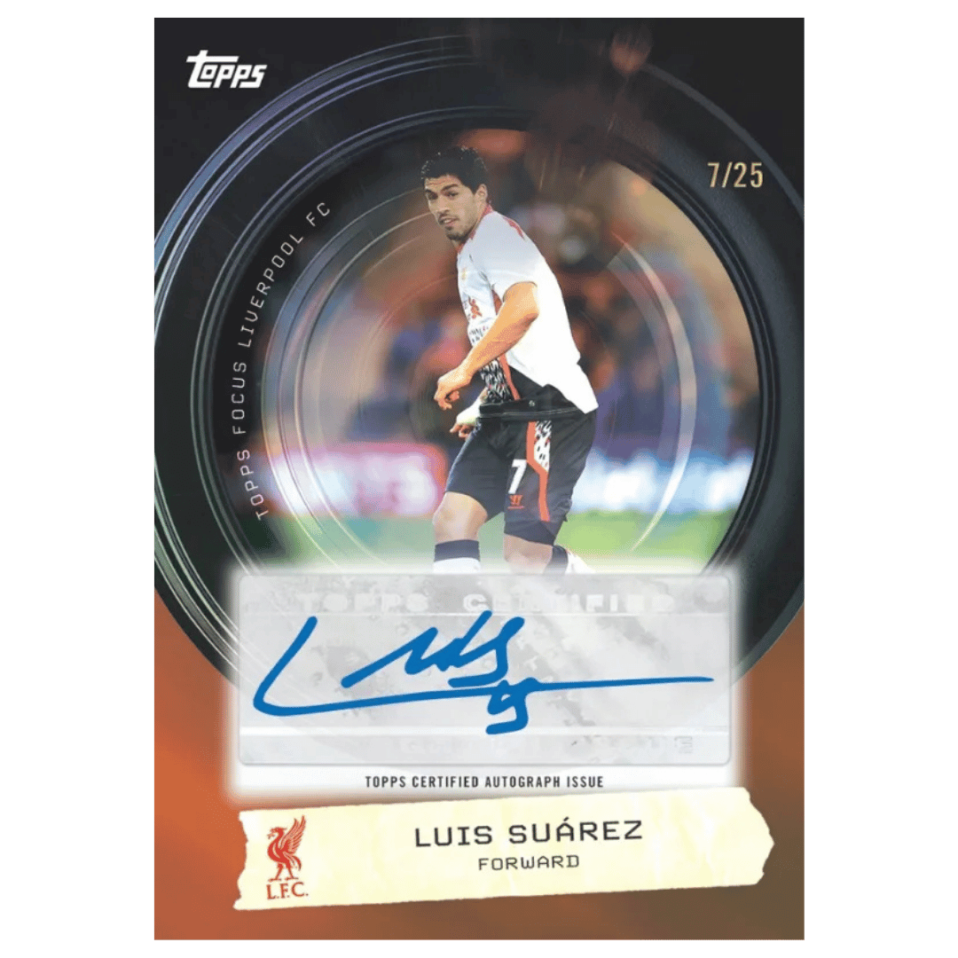 Example Topps Focus Liverpool 2025-2026 Card