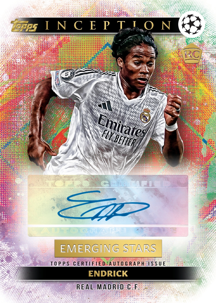 Example Topps Inception UEFA 2024-2025 Card