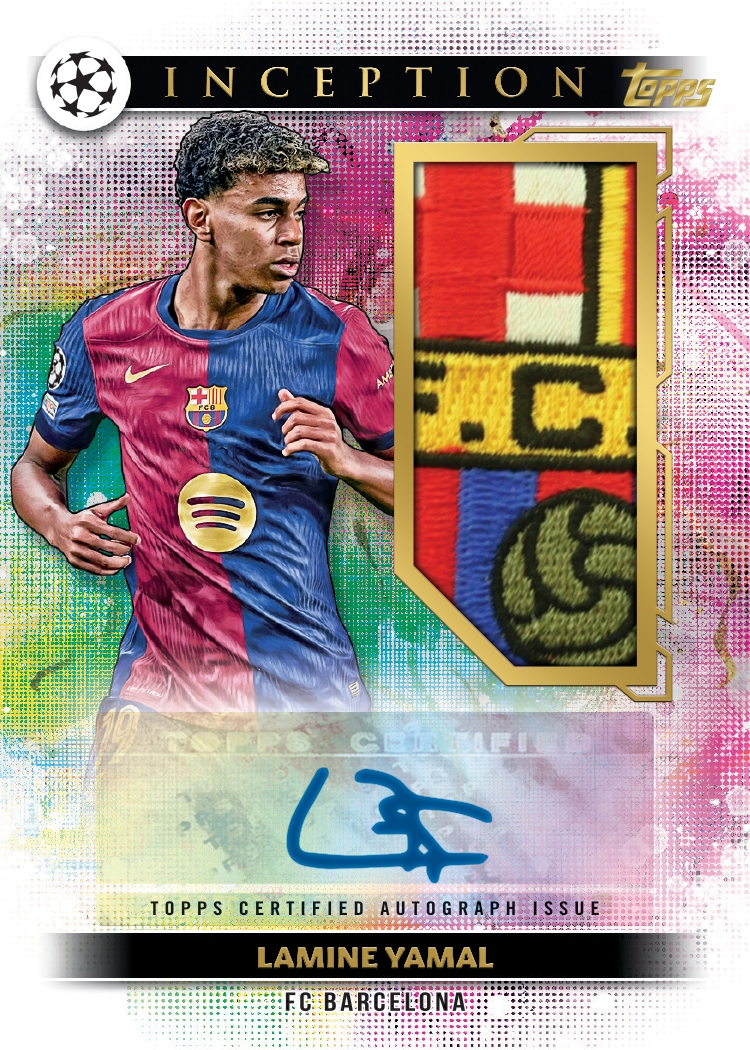 Example Topps Inception UEFA 2024-2025 Card