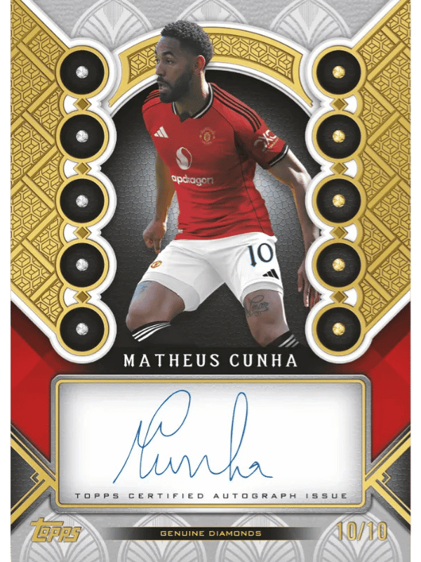 Example Topps Manchester United Palatial 2025-2026 Card