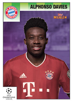 Example Topps Merlin 95 Heritage 2020-2021 Card