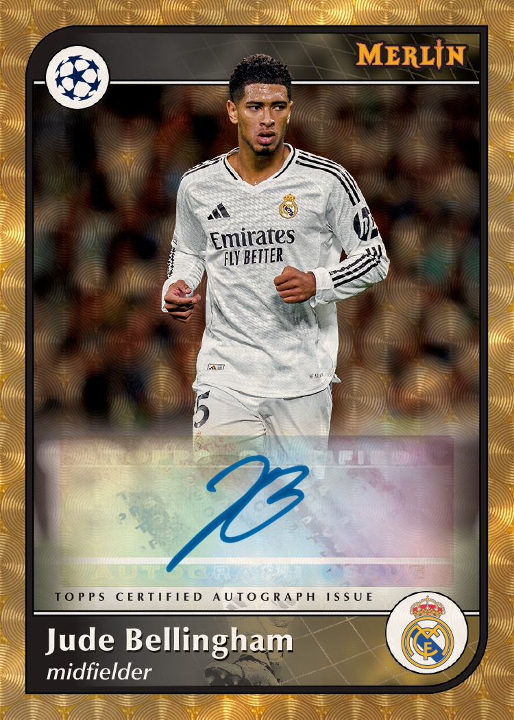 Example Topps Merlin UCC 2024-2025 Card