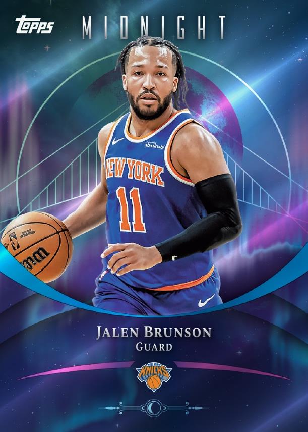 Example Topps Midnight Basketball 2025-2026 Card