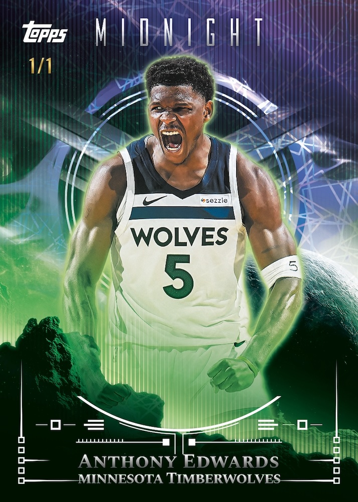 Example Topps Midnight Basketball 2025-2026 Card