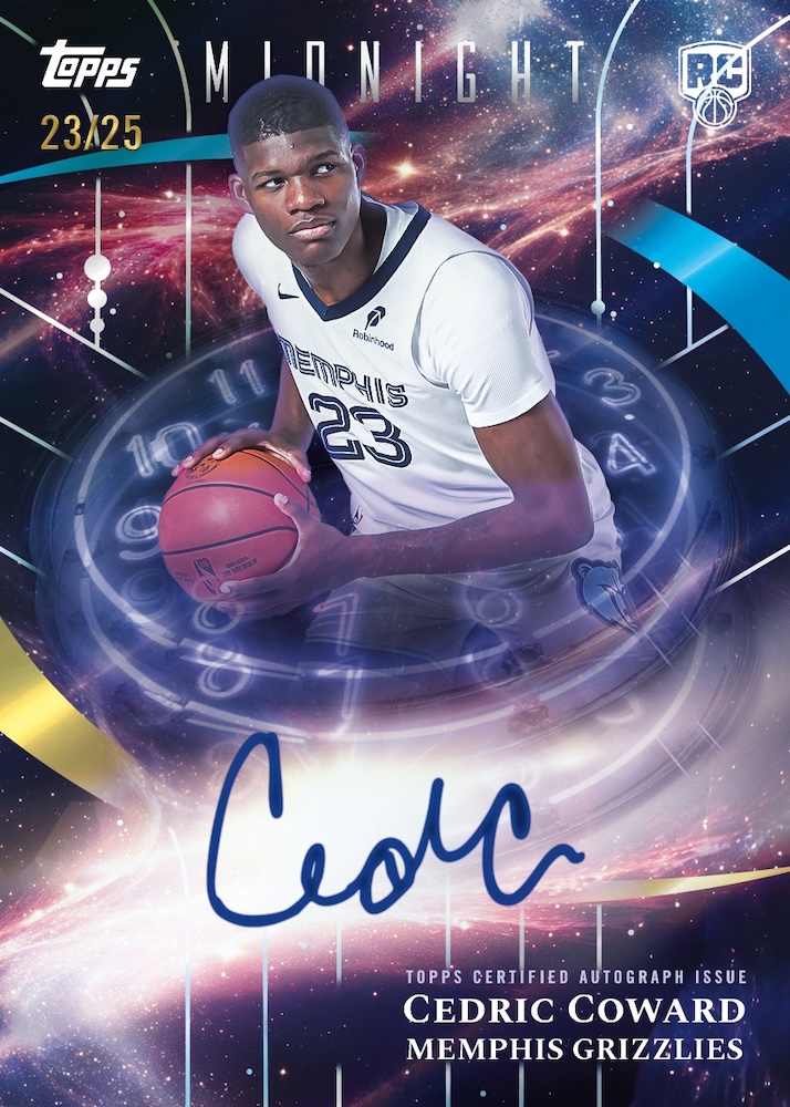 Example Topps Midnight Basketball 2025-2026 Card