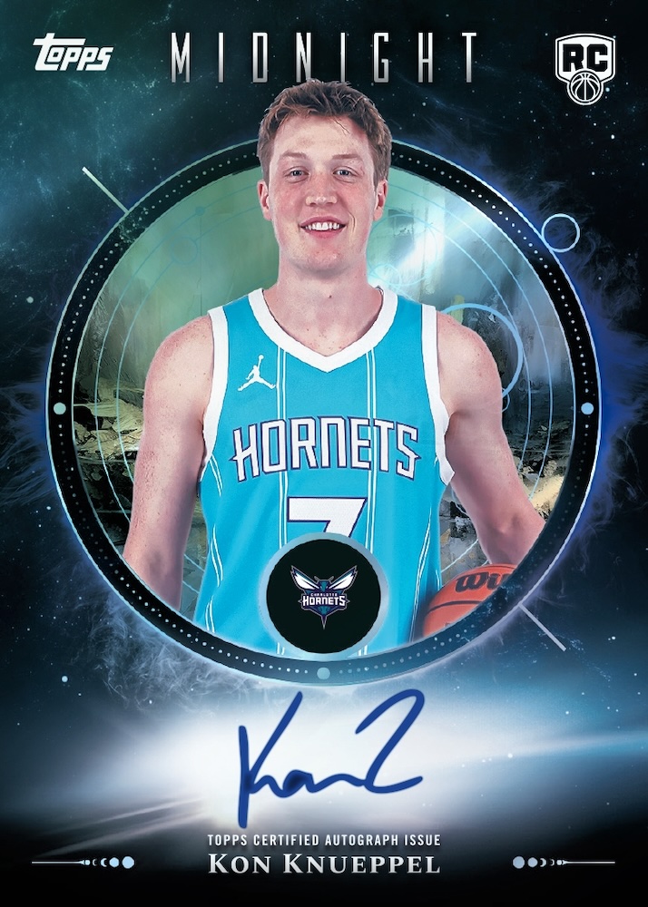 Example Topps Midnight Basketball 2025-2026 Card