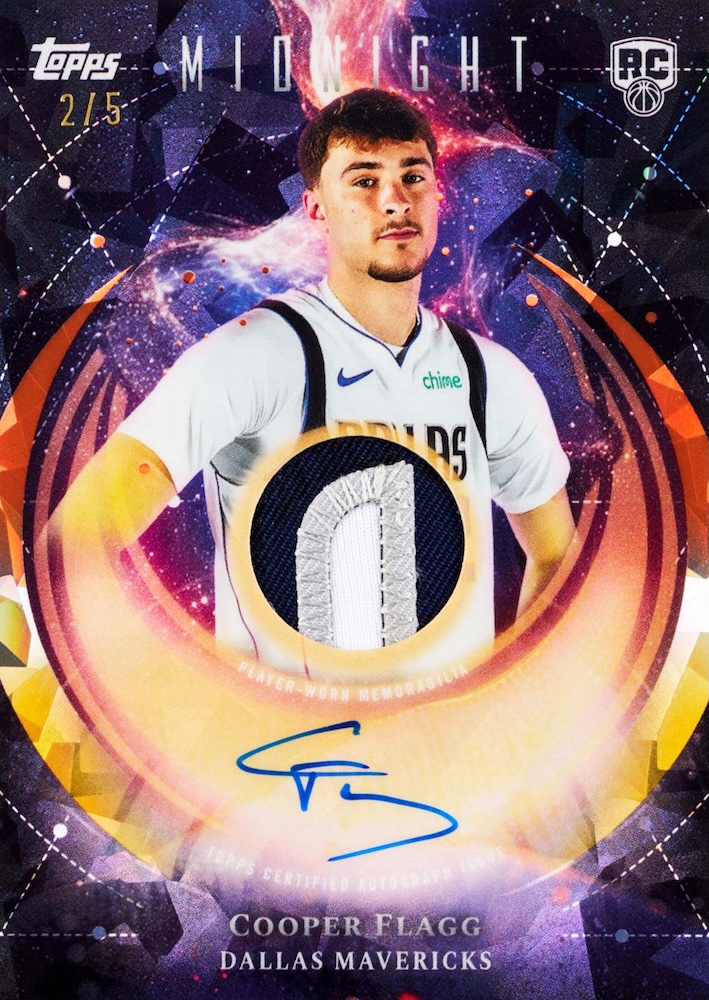 Example Topps Midnight Basketball 2025-2026 Card