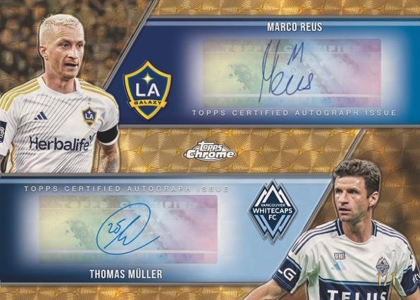 Example Topps MLS Chrome 2025-2026 Card