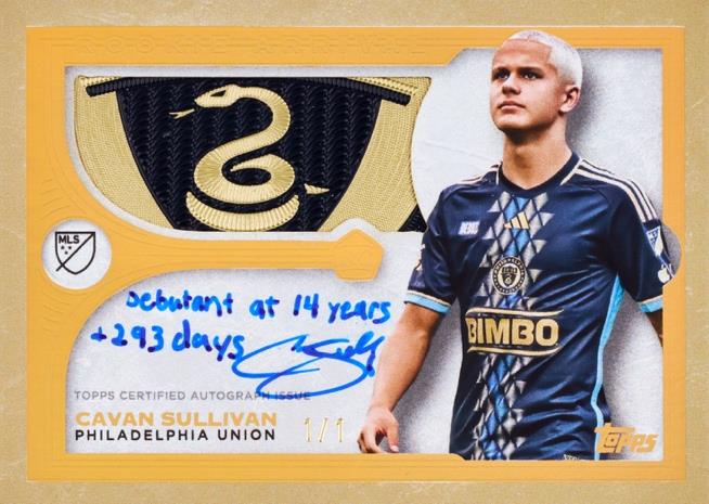 Example Topps MLS Chrome 2025-2026 Card