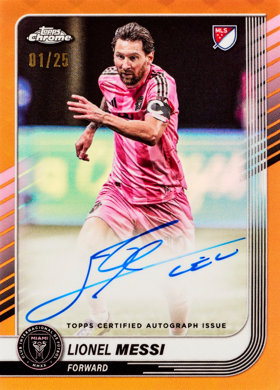 Example Topps MLS Chrome 2025-2026 Card