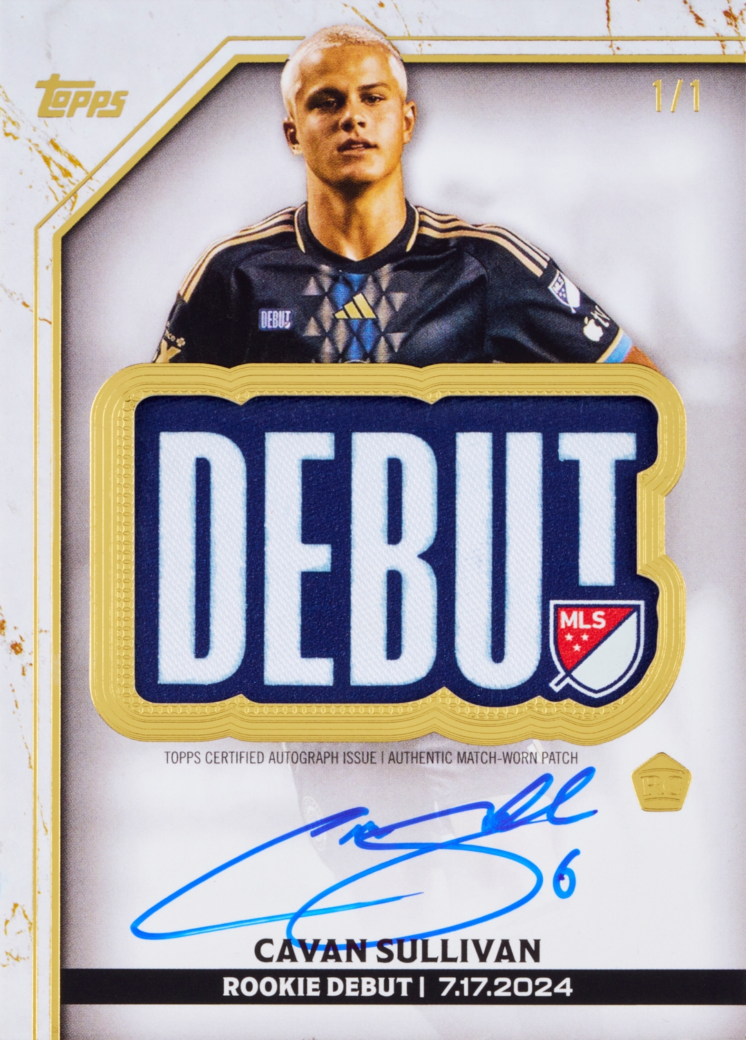 Example Topps MLS Chrome 2025-2026 Card