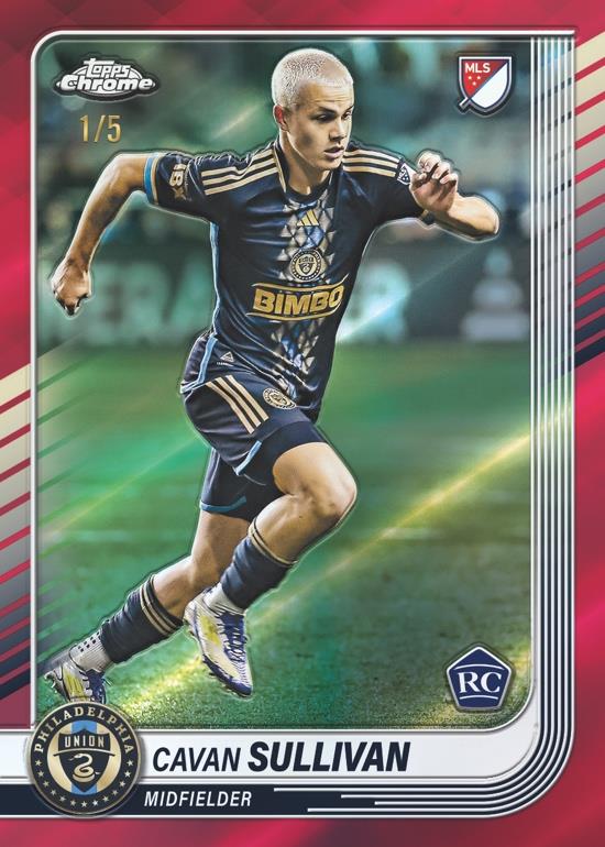 Example Topps MLS Chrome 2025-2026 Card