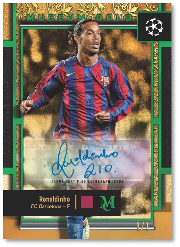 Example Topps Museum UCC 2024-2025 Card