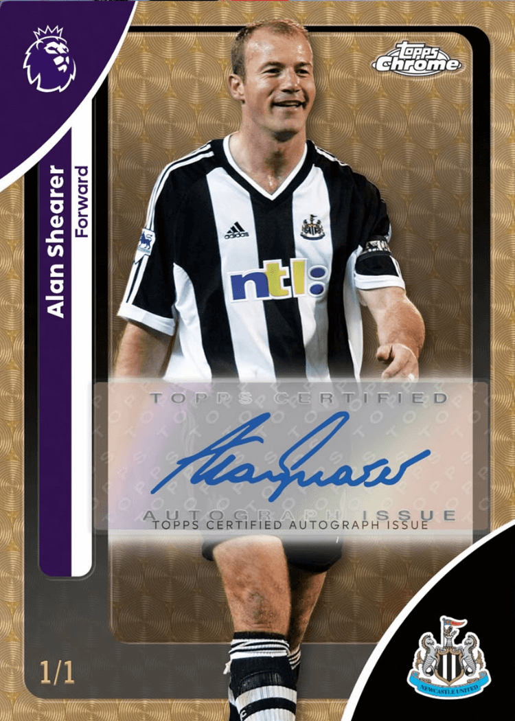 Example Topps Premier League Chrome 2025-2026 Card