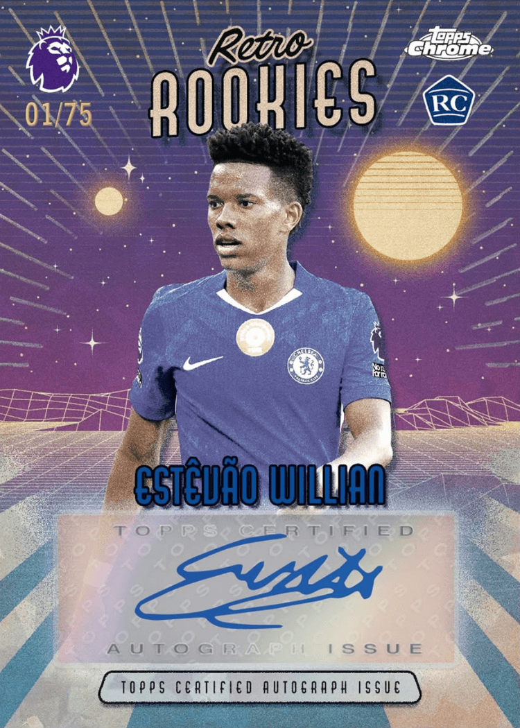 Example Topps Premier League Chrome 2025-2026 Card