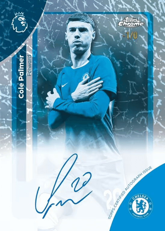 Example Topps Premier League Chrome 2025-2026 Card
