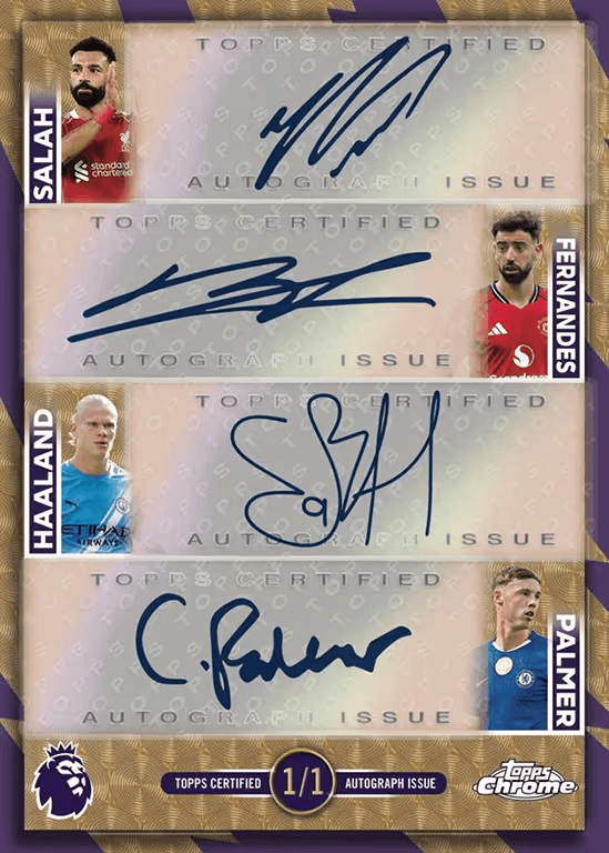 Example Topps Premier League Chrome 2025-2026 Card